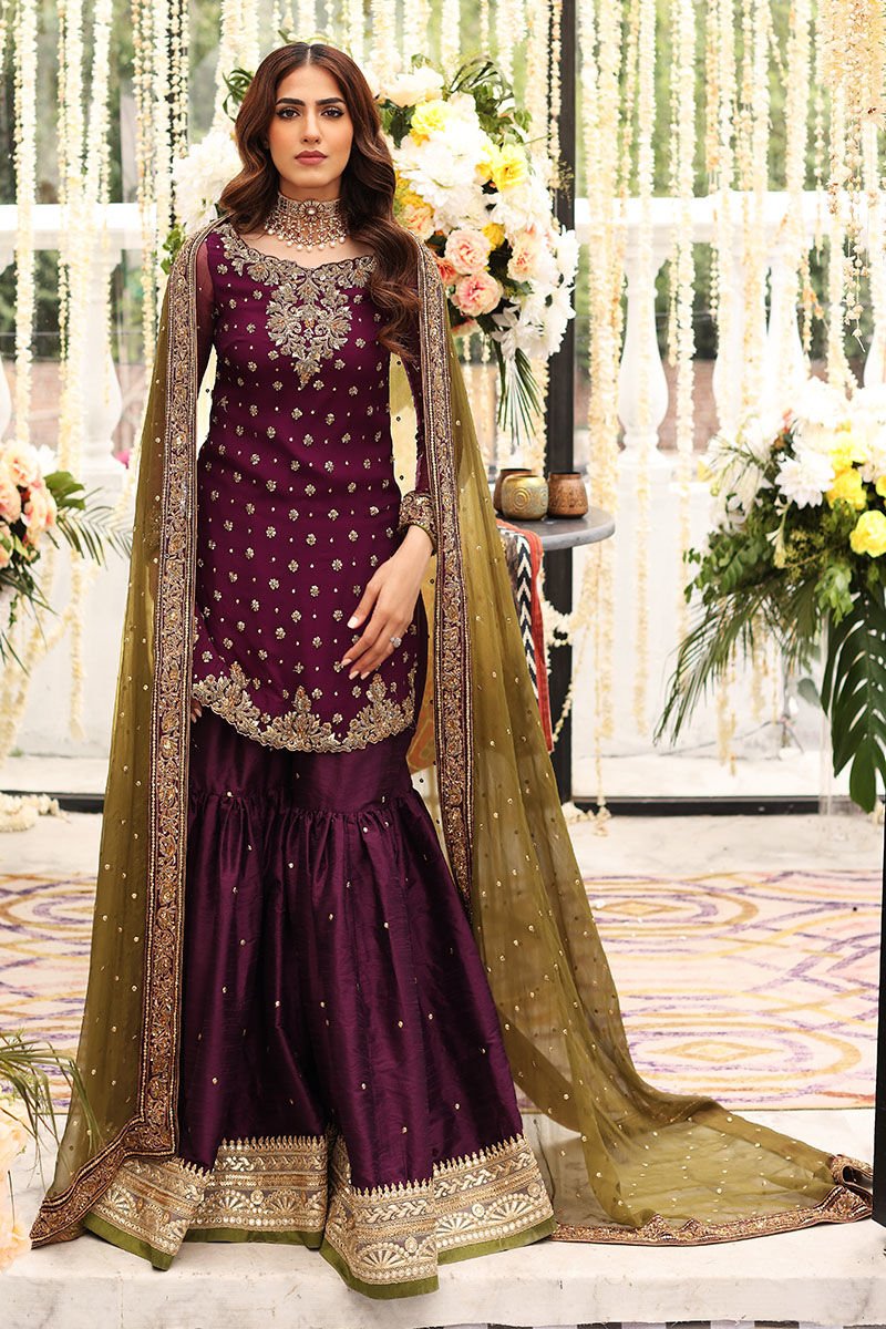 3 Piece Stitched Chiffon Suit - Ready to Wear