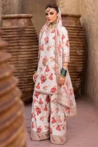 03-PIECE STITCHED SILK SUIT