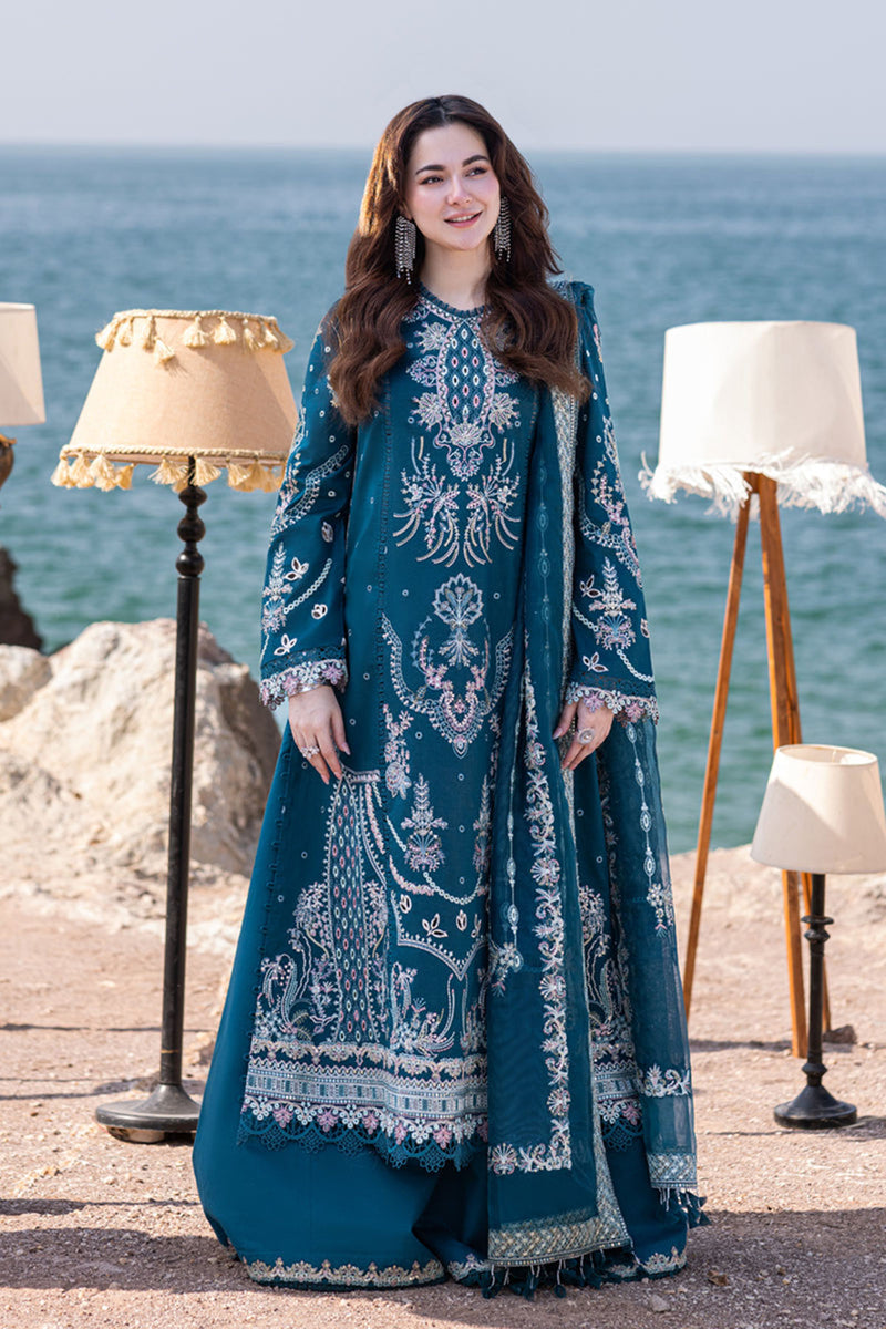 3 Piece Stitched Lawn Chikankari Suit- Ready to Wear