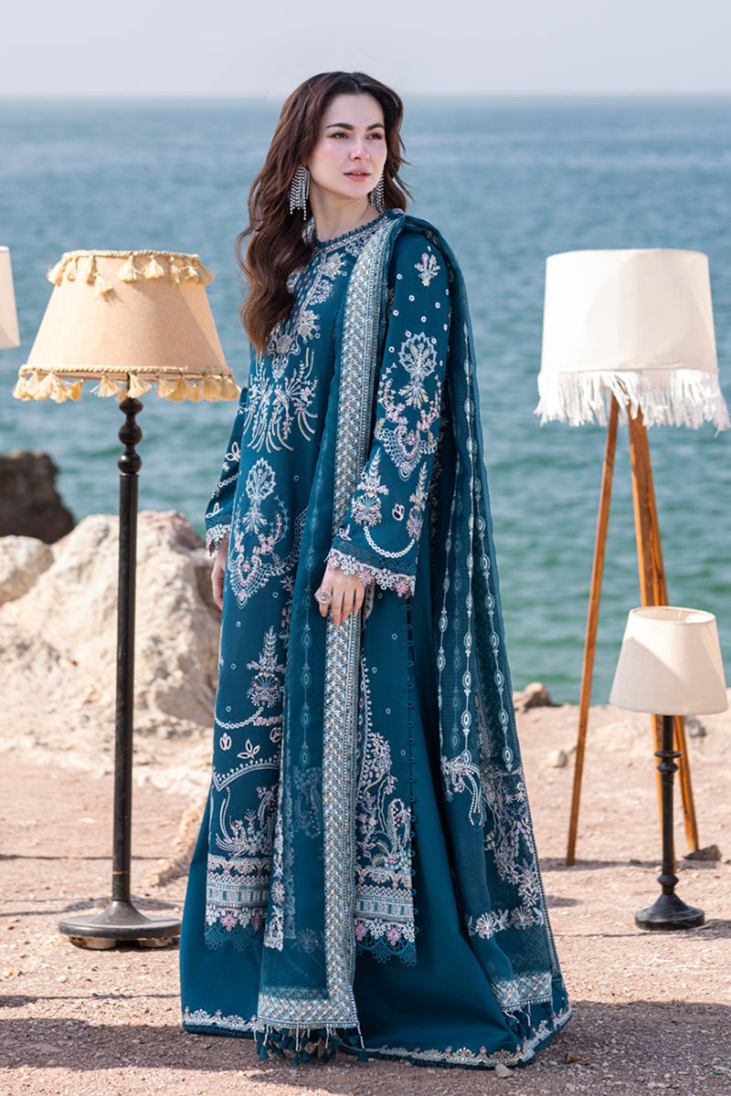 3 Piece Stitched Lawn Chikankari Suit- Ready to Wear