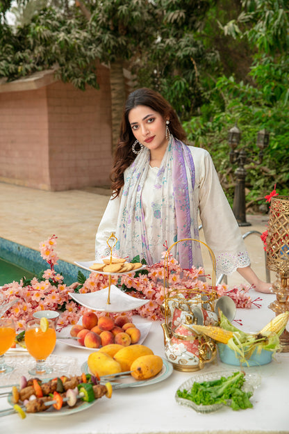 Embroidered Lawn Suit