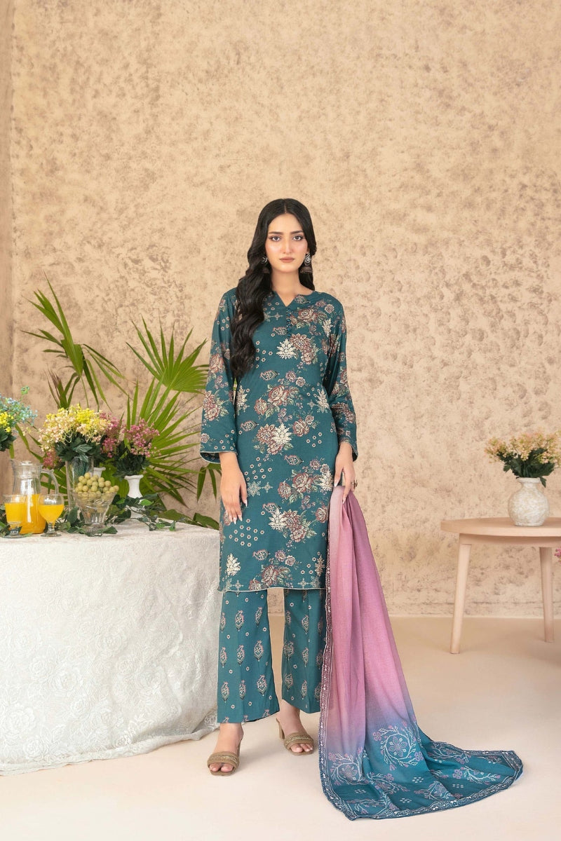 3-Piece Stitched Digital Printed Staple Collection