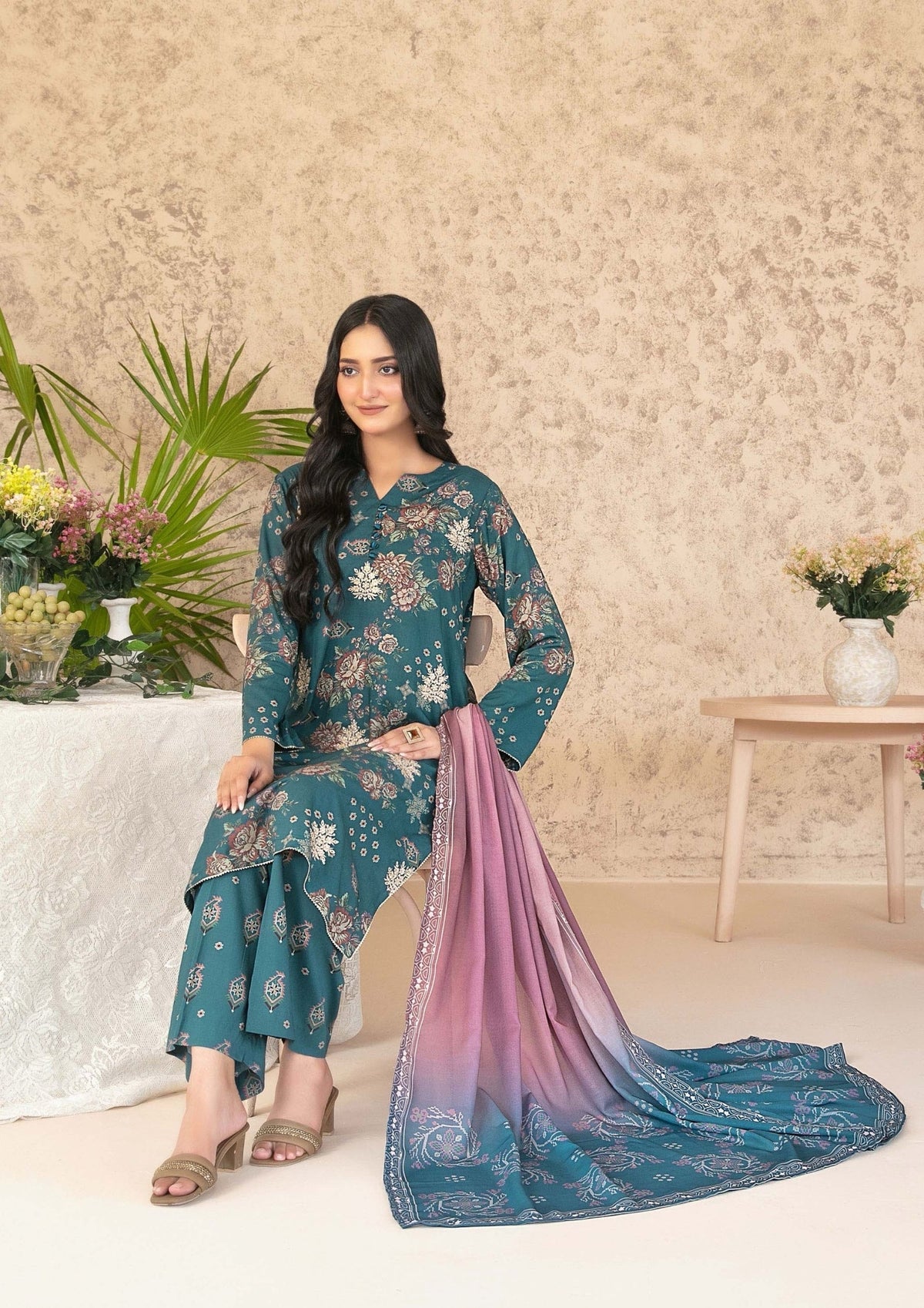 3-Piece Stitched Digital Printed Staple Collection