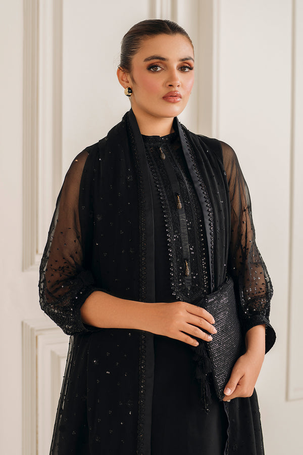 3 Piece Stitched Chiffon Suit - Ready to Wear