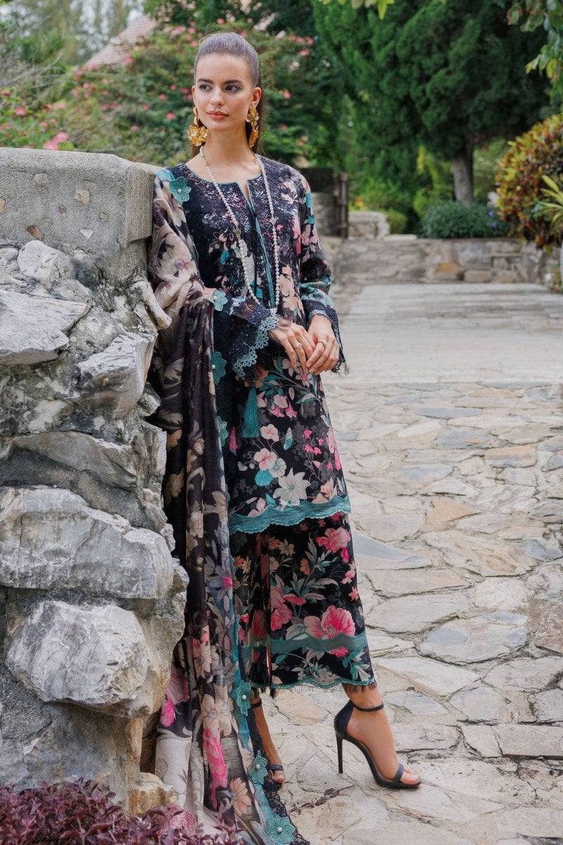 3 Piece Stitched Lawn Suit - Ready to Wear