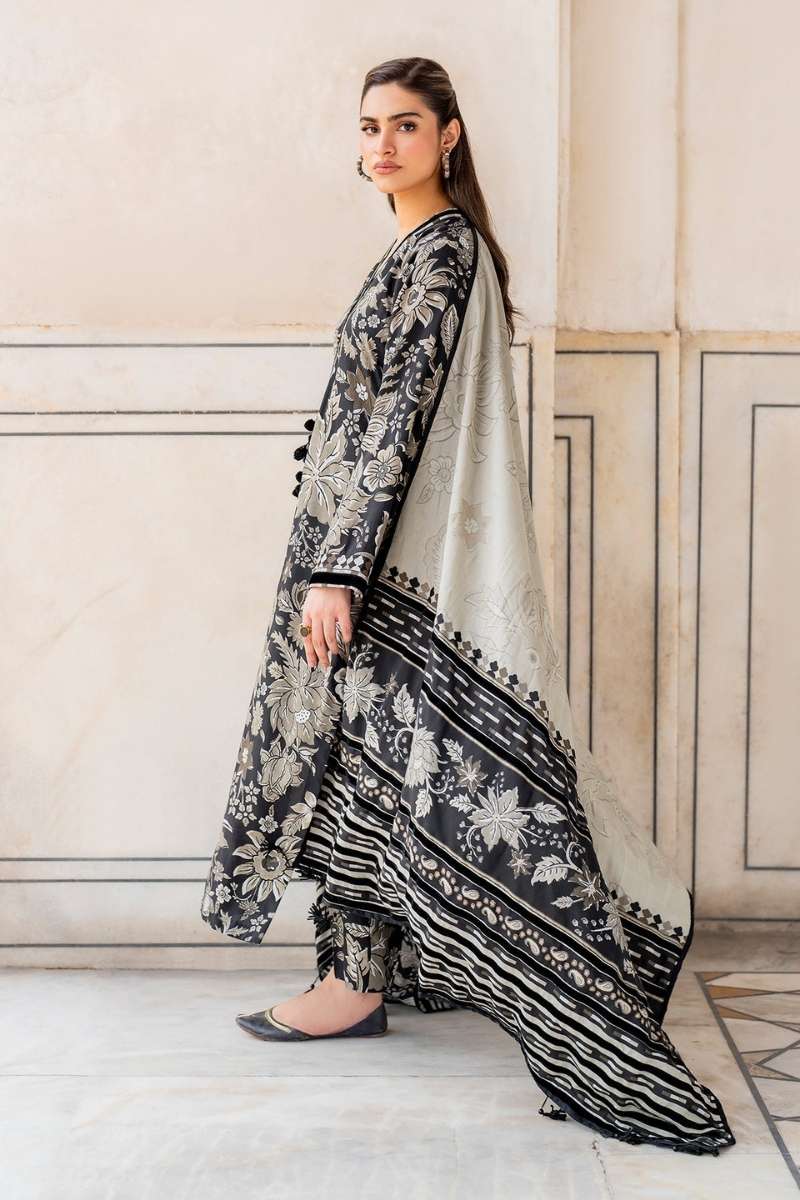 3Pcs Digital Print Summer Lawn Suit Stitched