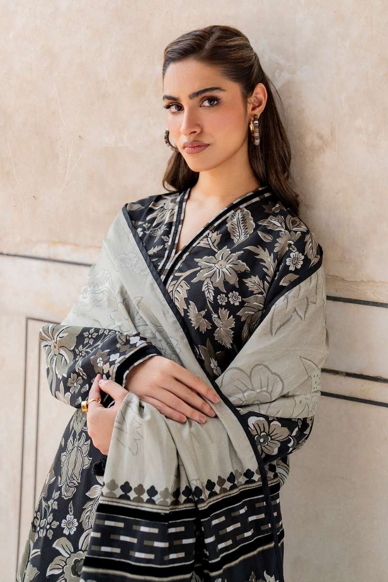 3Pcs Digital Print Summer Lawn Suit Stitched