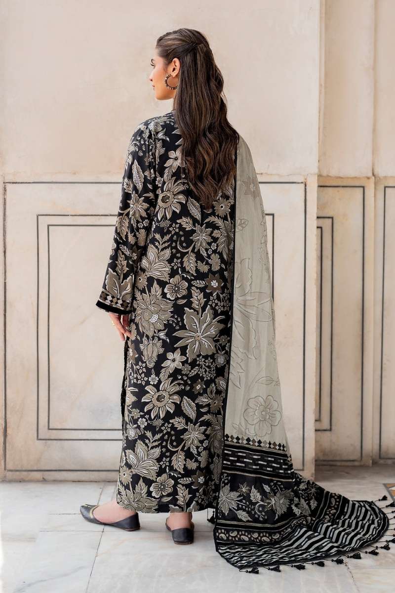 3Pcs Digital Print Summer Lawn Suit Stitched