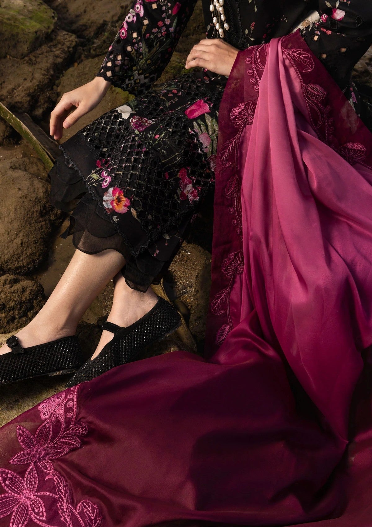 3 Piece Floral Lawn