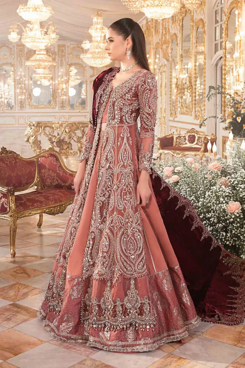 3 Piece Stitched Net Frock – Ready to Wear