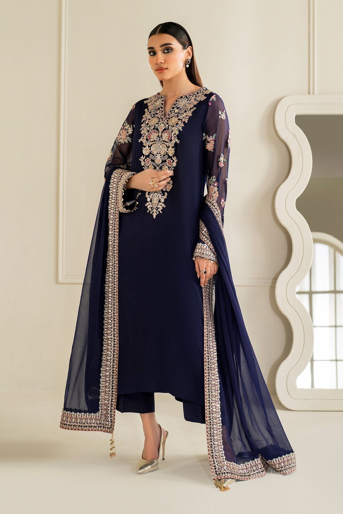 Baroque with Pure Chiffon Suit