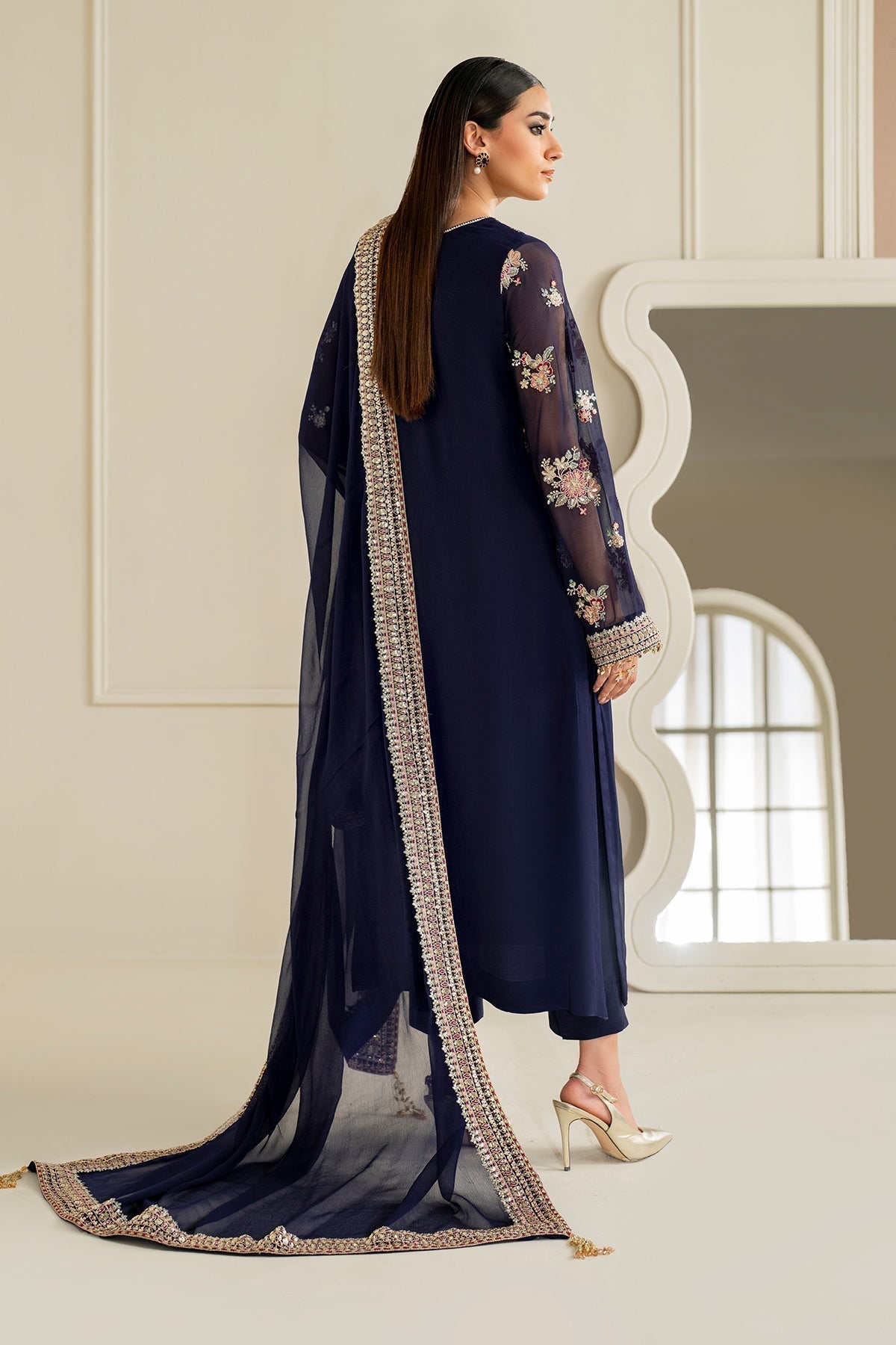Baroque with Pure Chiffon Suit