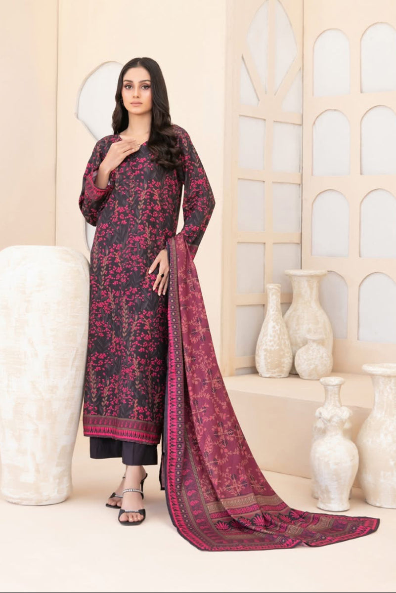 3-Piece Stitched Digital Printed Staple