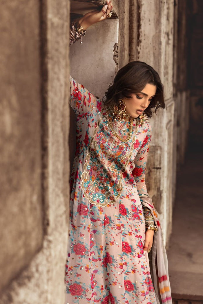 3 Piece Stitched Chiffon Suit - Ready to Wear