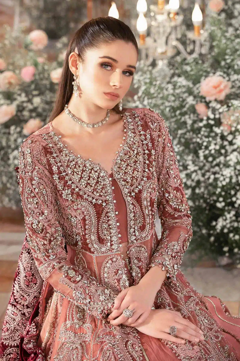3 Piece Stitched Net Frock – Ready to Wear