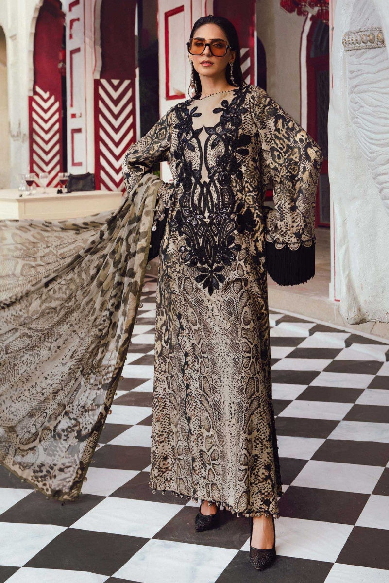 3 Piece Stitched Lawn Suit - Ready to Wear