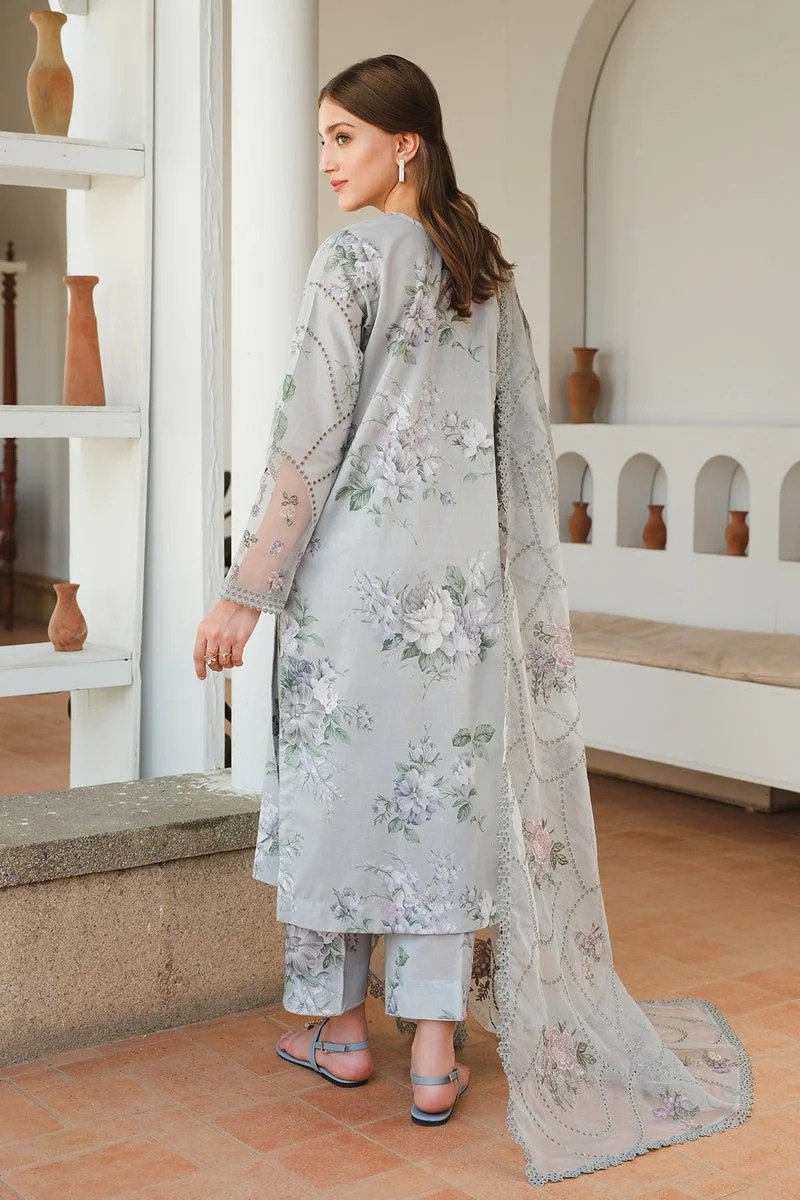 3 Piece Printed Embroidery Lawn Suit