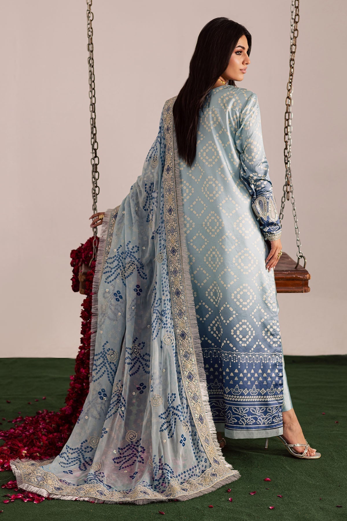 3 Piece Stitched Lawn Suit - Ready  to Wear