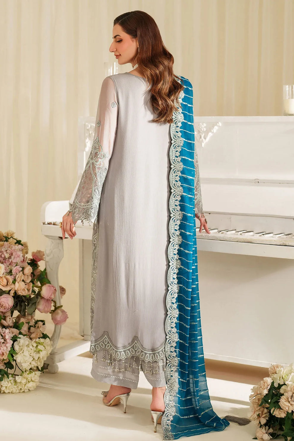 3 Piece Chiffon Suit