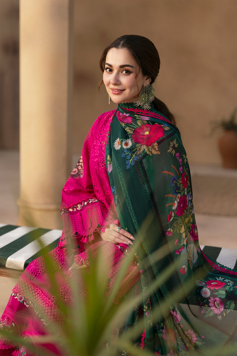 Multi Thread Embroided Suit With Chiffon Dupatta
 | 03-Pcs Stitched