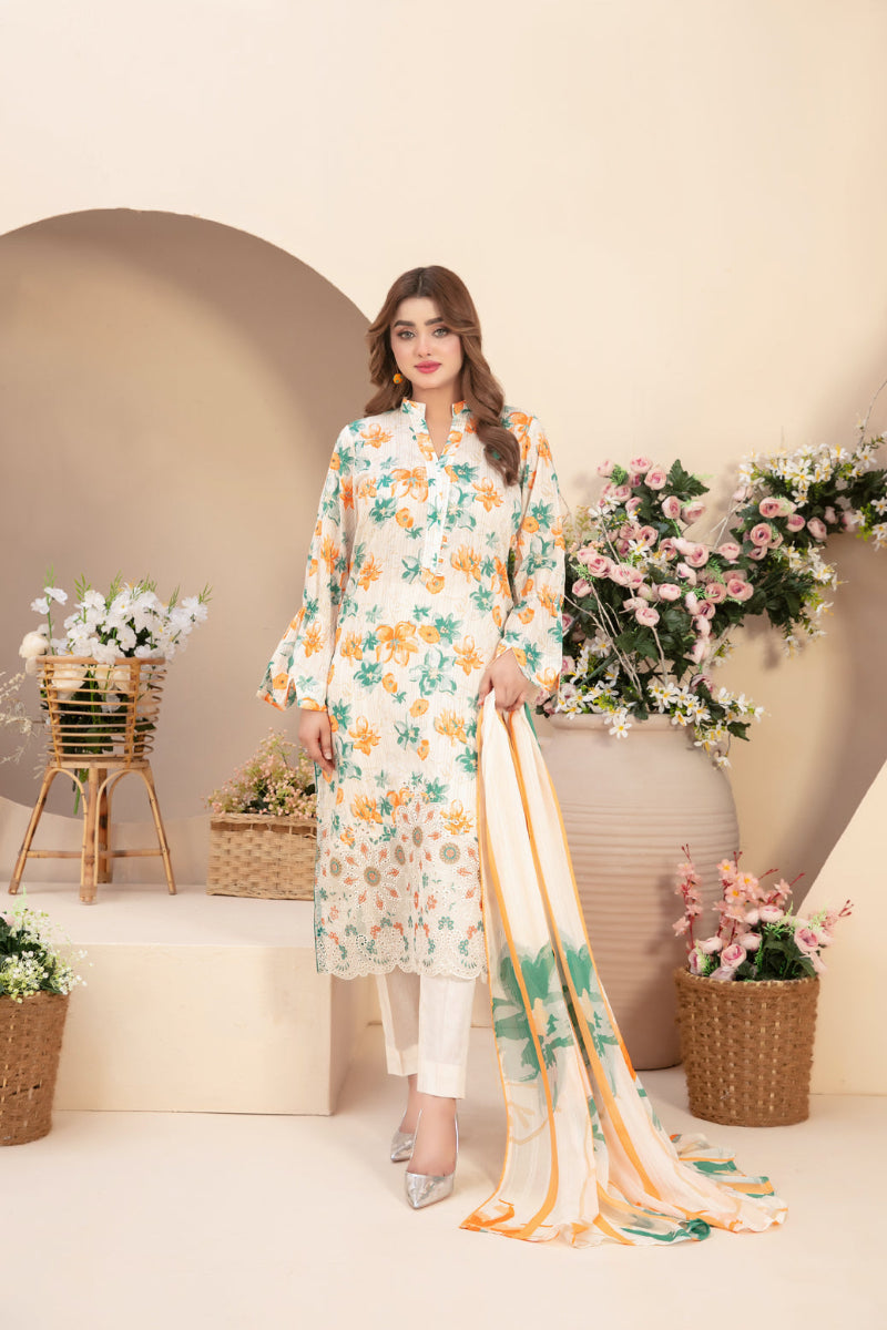 3 Piece Stitched Suit