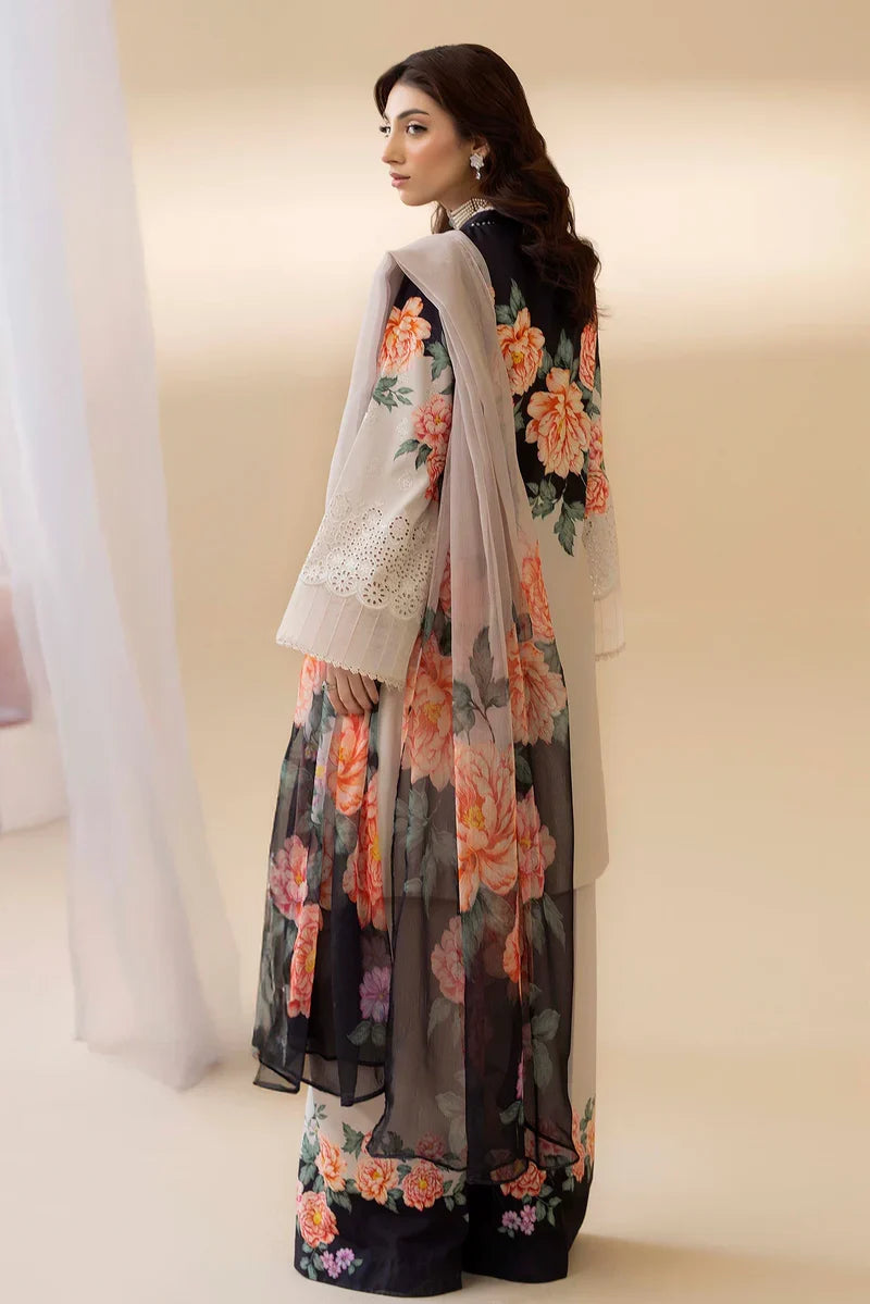 03-Piece Printed Lawn Suit | Ready To Wear