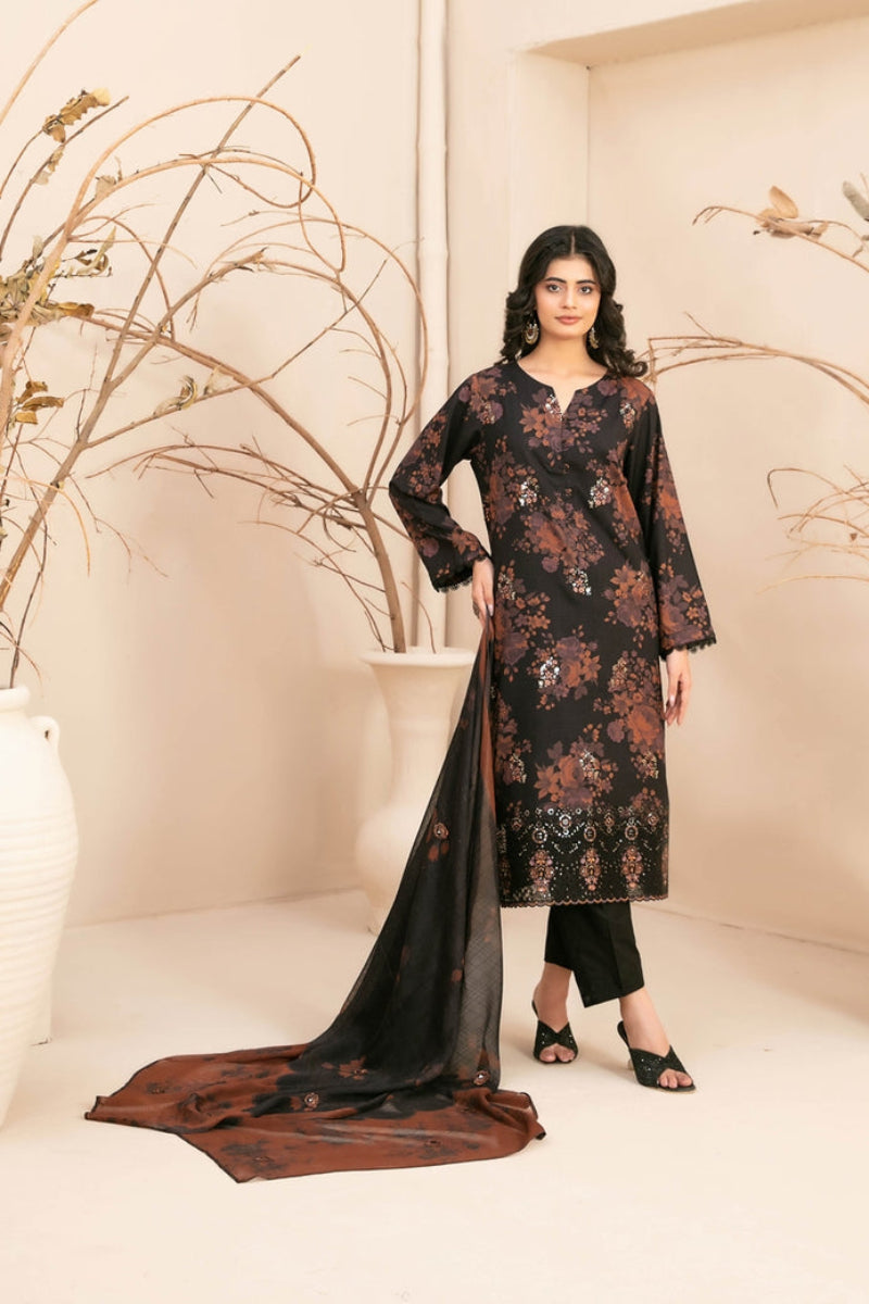 Elegant Embroidered Lawn Suit