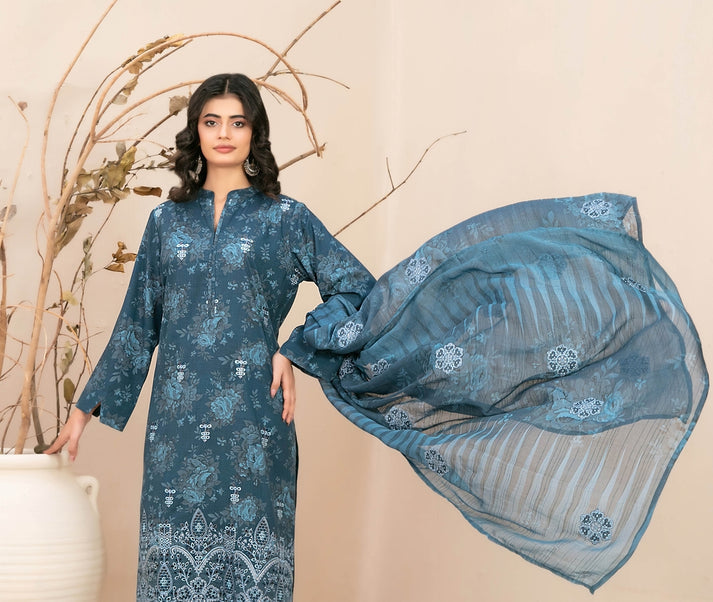 3 Piece Stitched Lawn