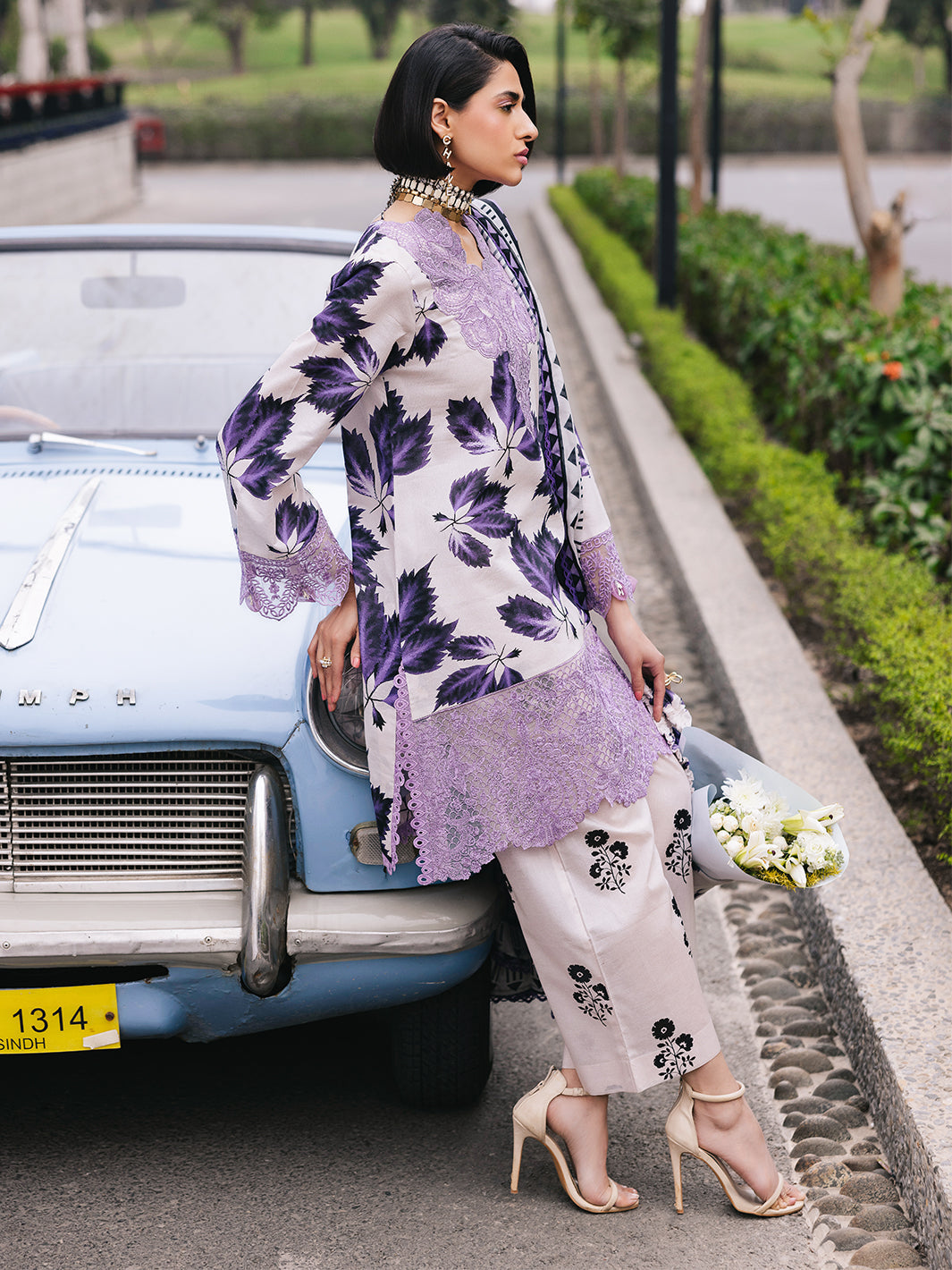 Broadway Luxury Lawn 3 Piece Stitched