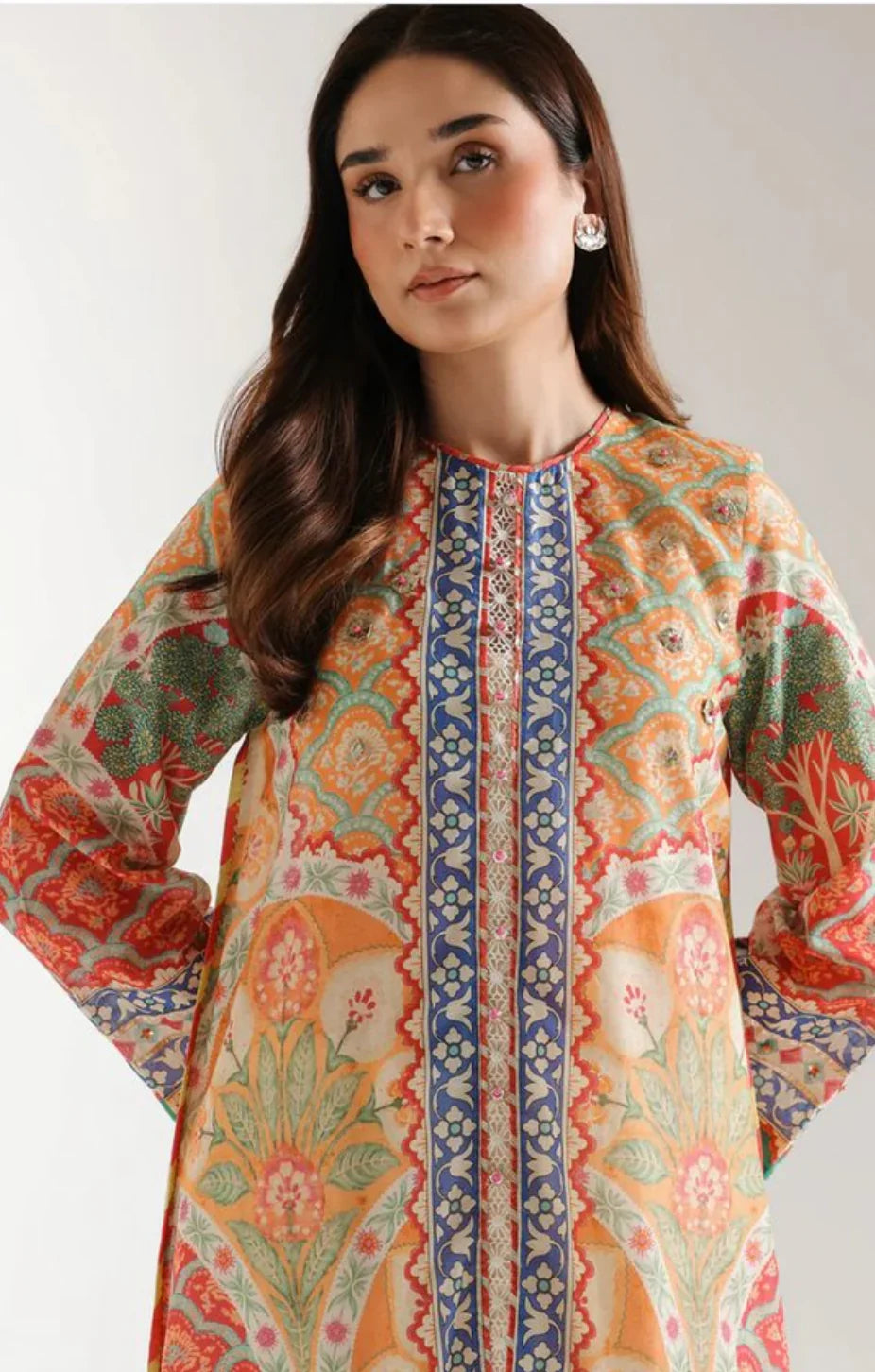 02-Piece Printed lawn Suit - Ready To Wear