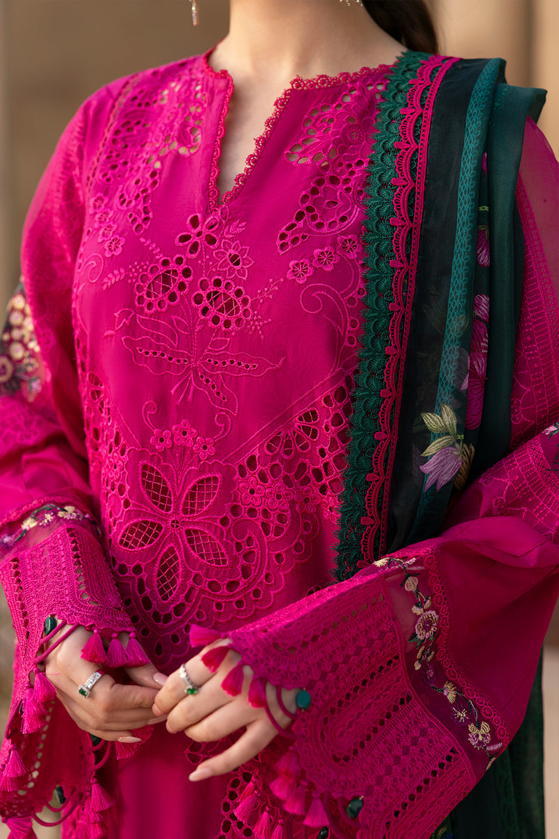 Multi Thread Embroided Suit With Chiffon Dupatta
 | 03-Pcs Stitched