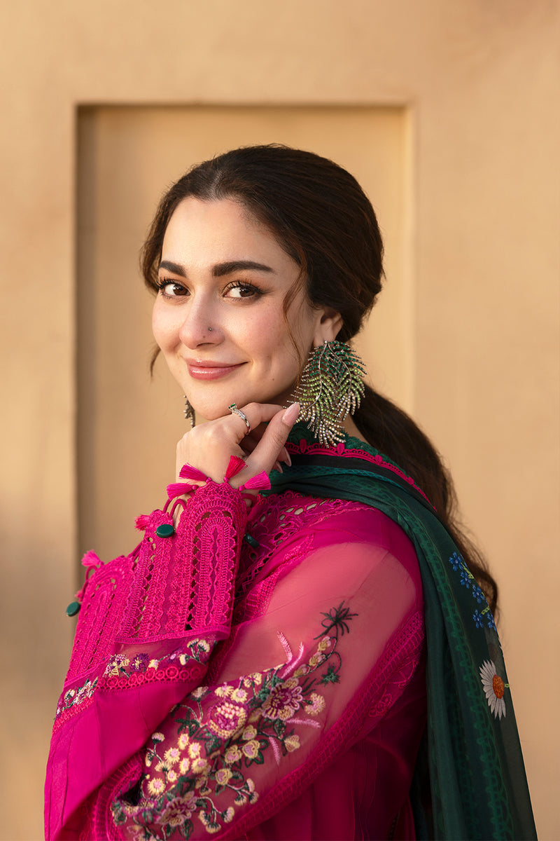 Multi Thread Embroided Suit With Chiffon Dupatta
 | 03-Pcs Stitched