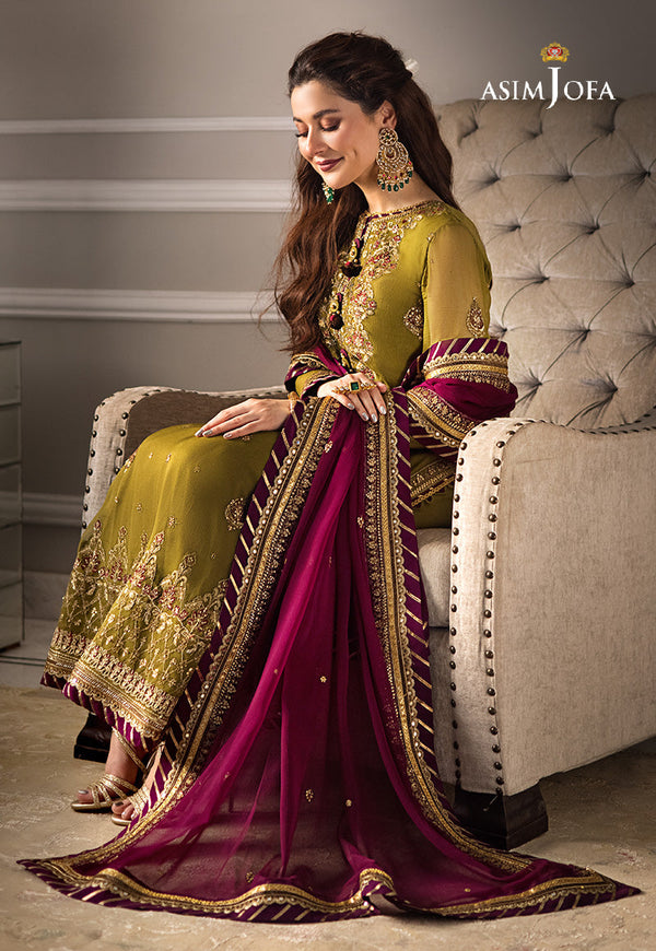 Chiffon Suit with Malai Trouser Suit