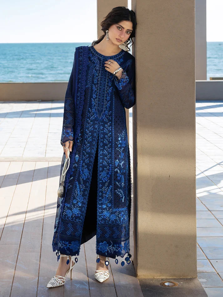03-Piece Lawn Suit With Embroidery - Ready To Wear
