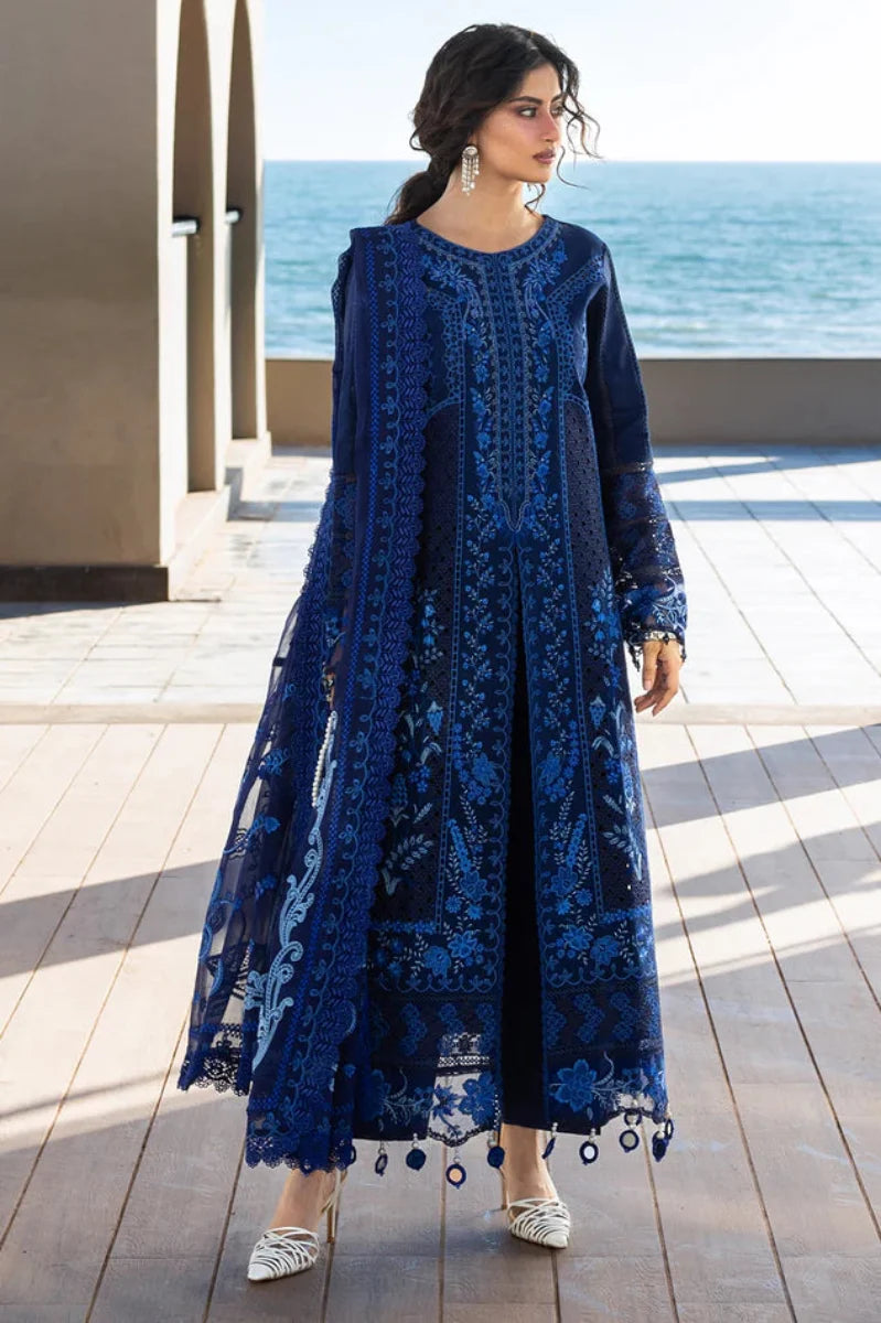03-Piece Lawn Suit With Embroidery - Ready To Wear