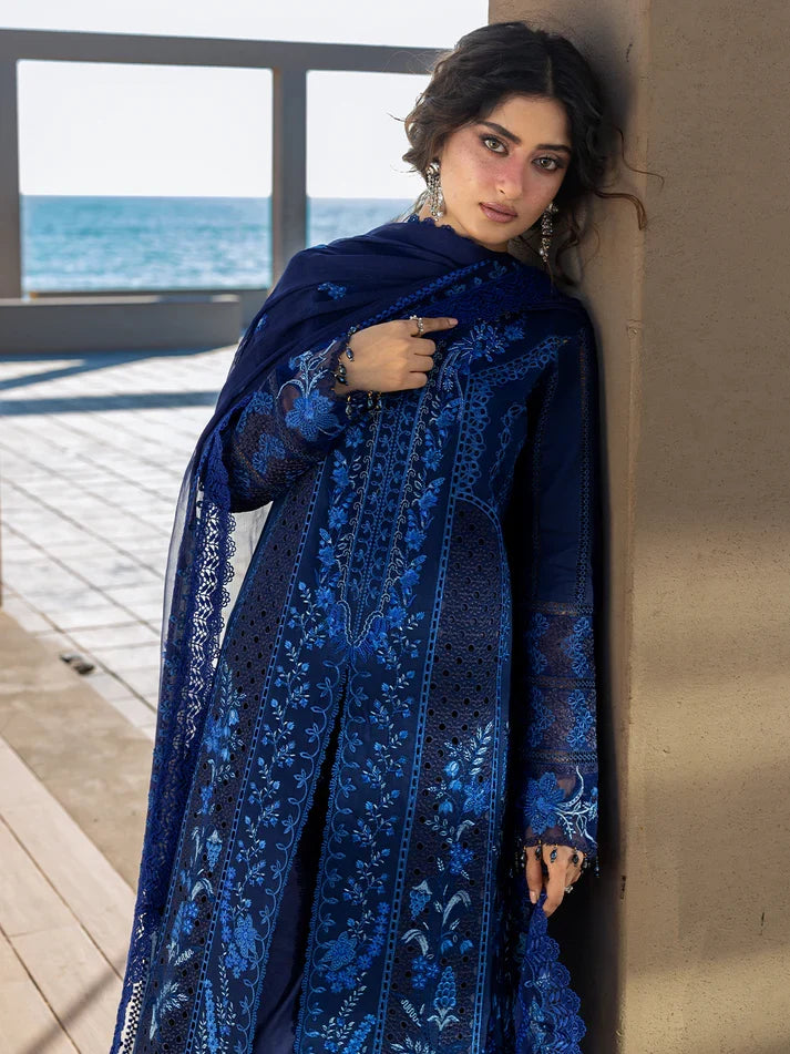 03-Piece Lawn Suit With Embroidery - Ready To Wear