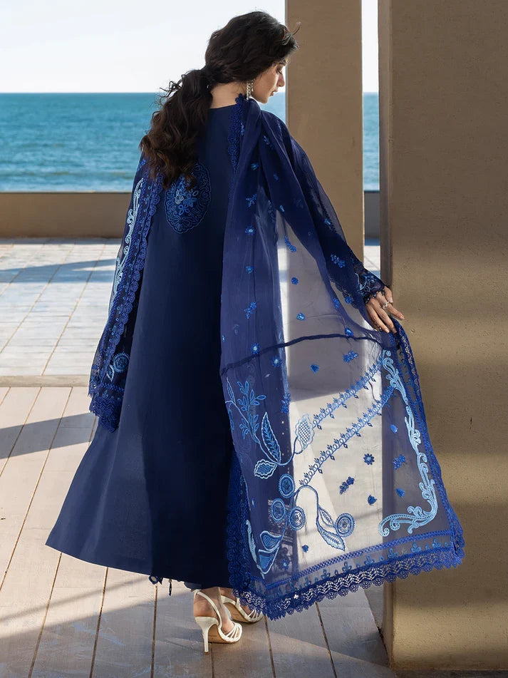 03-Piece Lawn Suit With Embroidery - Ready To Wear
