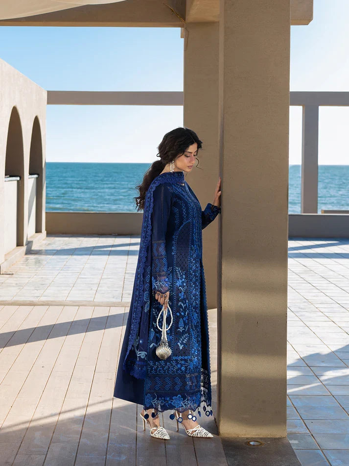 03-Piece Lawn Suit With Embroidery - Ready To Wear