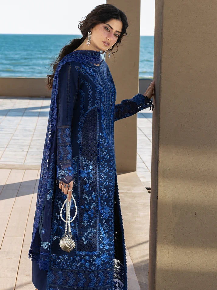 03-Piece Lawn Suit With Embroidery - Ready To Wear