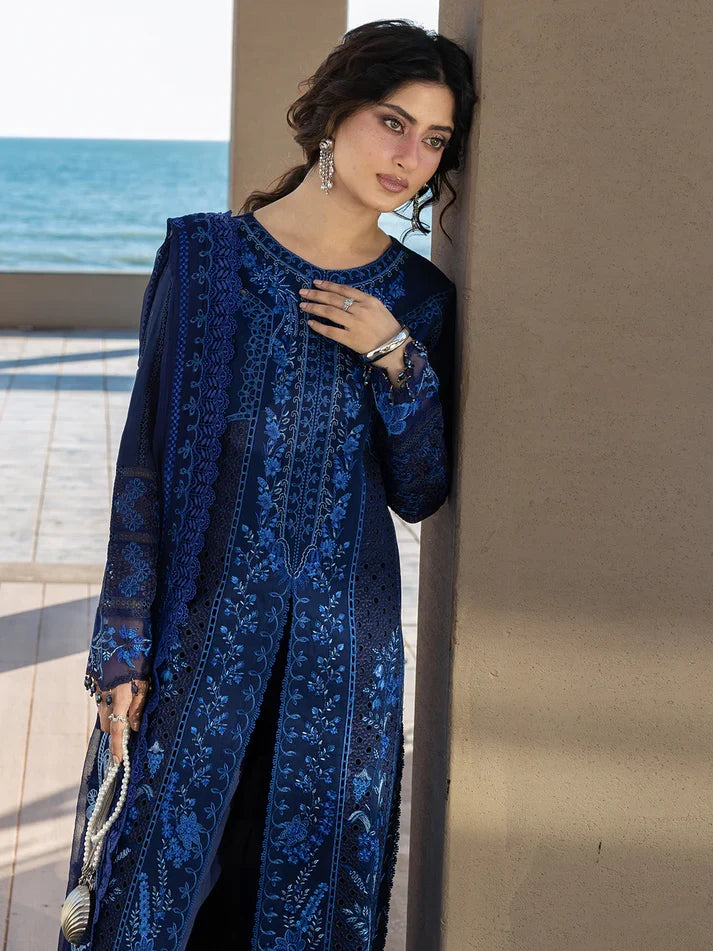 03-Piece Lawn Suit With Embroidery - Ready To Wear