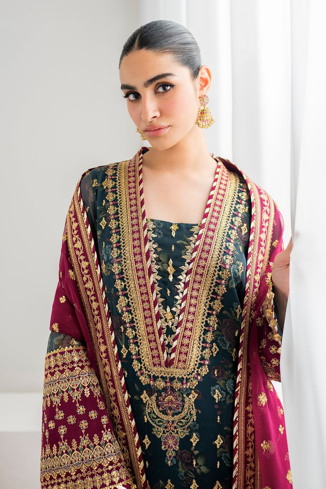 03-Piece Chiffon Suit | Ready To Wear