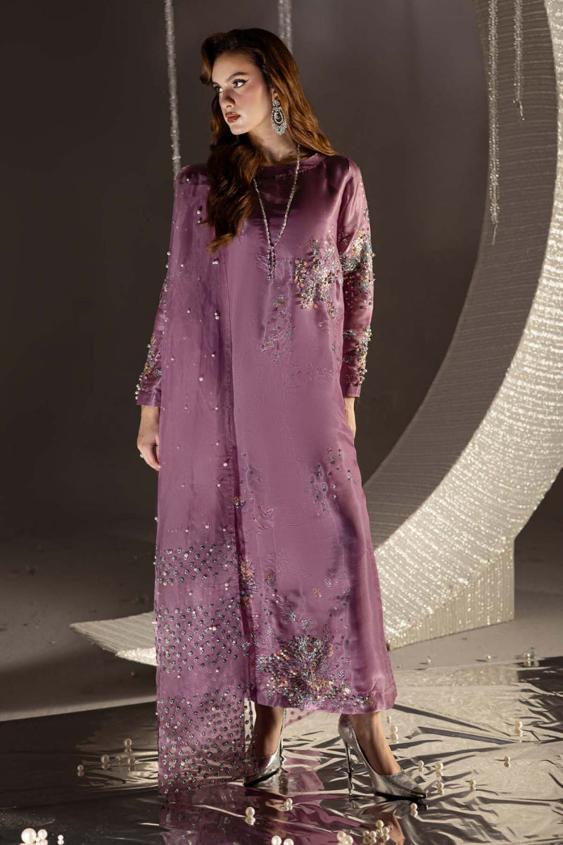 03-Piece Cotton Suit With Embroidery - Ready To Wear