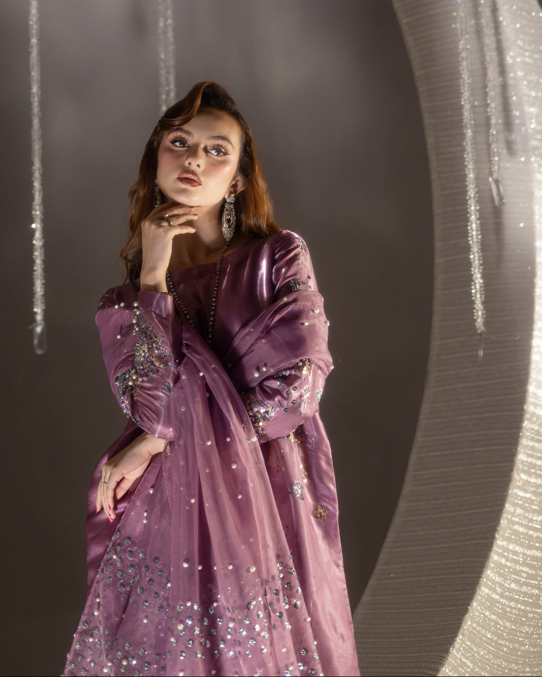 03-Piece Cotton Suit With Embroidery - Ready To Wear