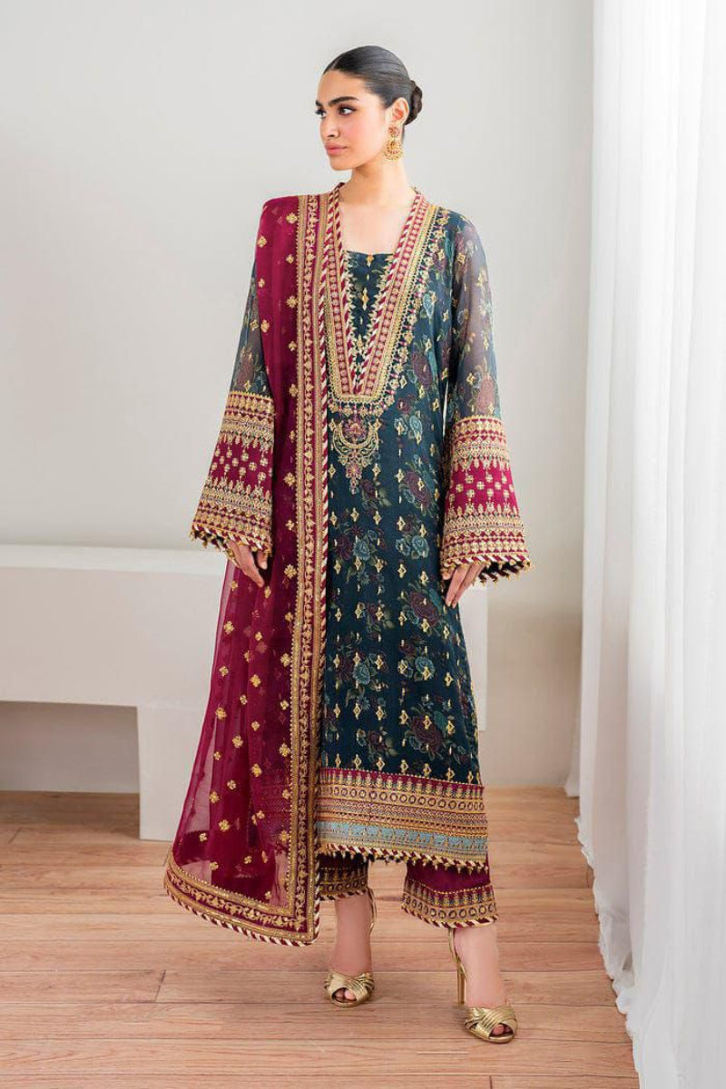 03-Piece Chiffon Suit | Ready To Wear