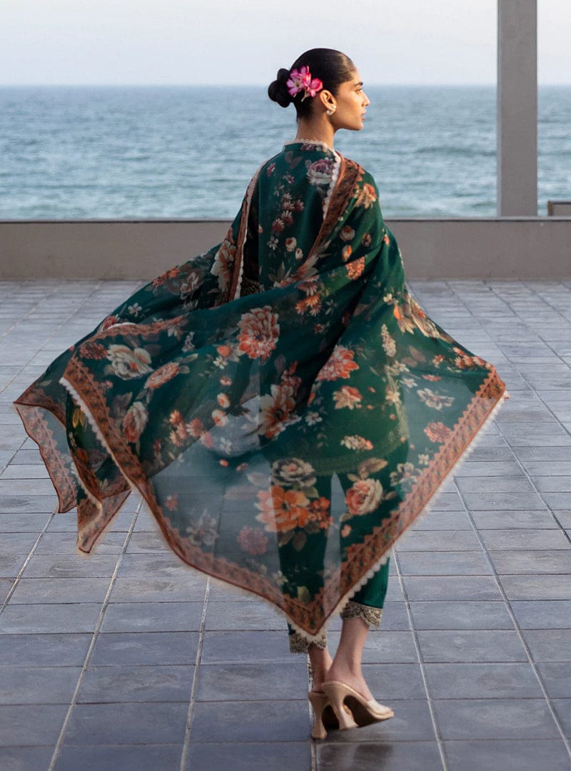3 Piece Stitched Lawn Suit