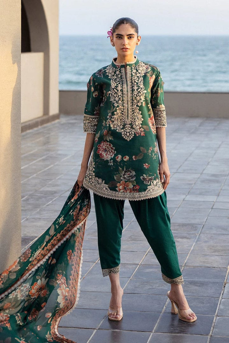 3 Piece Stitched Lawn Suit
