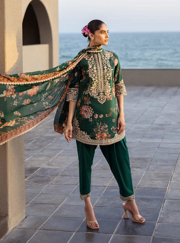 3 Piece Stitched Lawn Suit