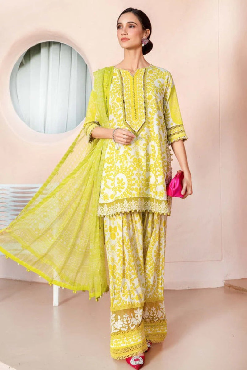 03 Piece Print Lawn Suit