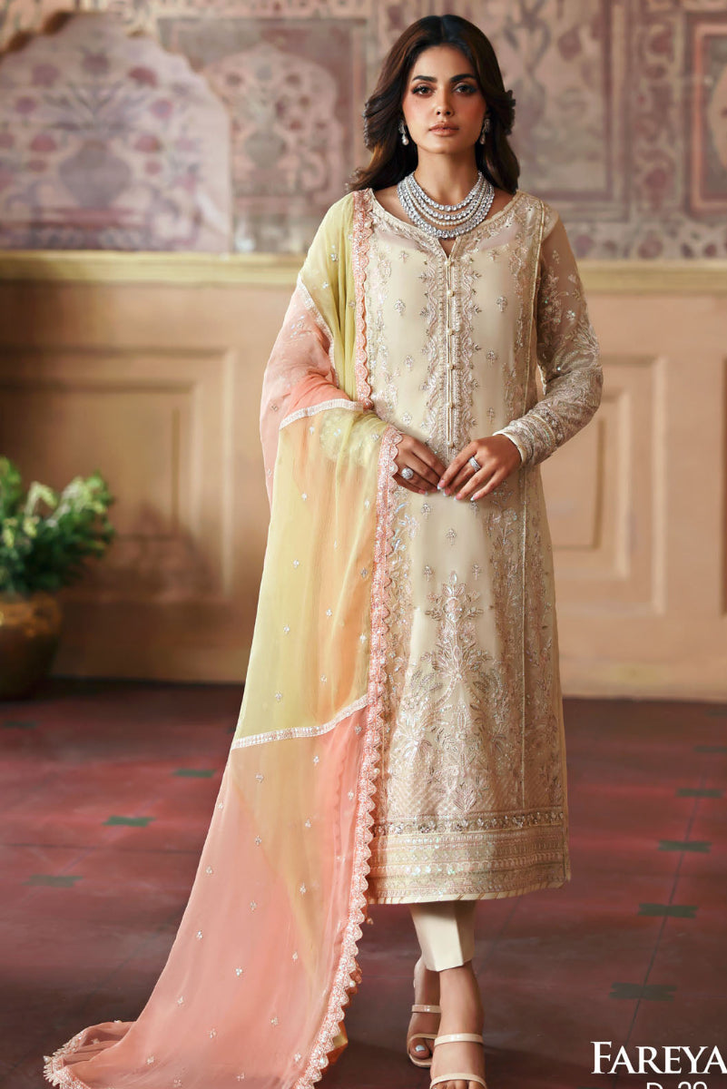 3-Piece Chiffon & Malai & Embroidery