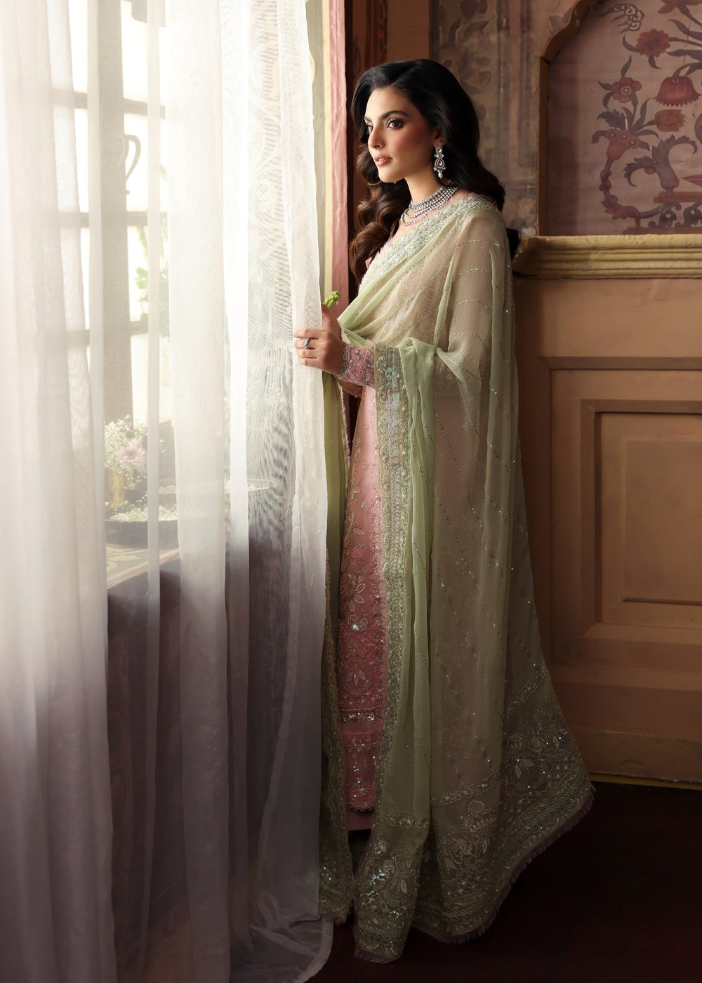 3 Piece Stitched Chiffon Suit - Ready to Wear